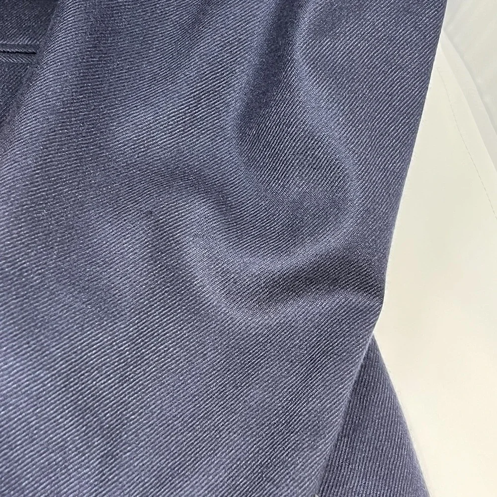 John W Nordstrom Loro Piana 100% Cashmere Suit Blazer Jacket Navy Blue Mens 42L
